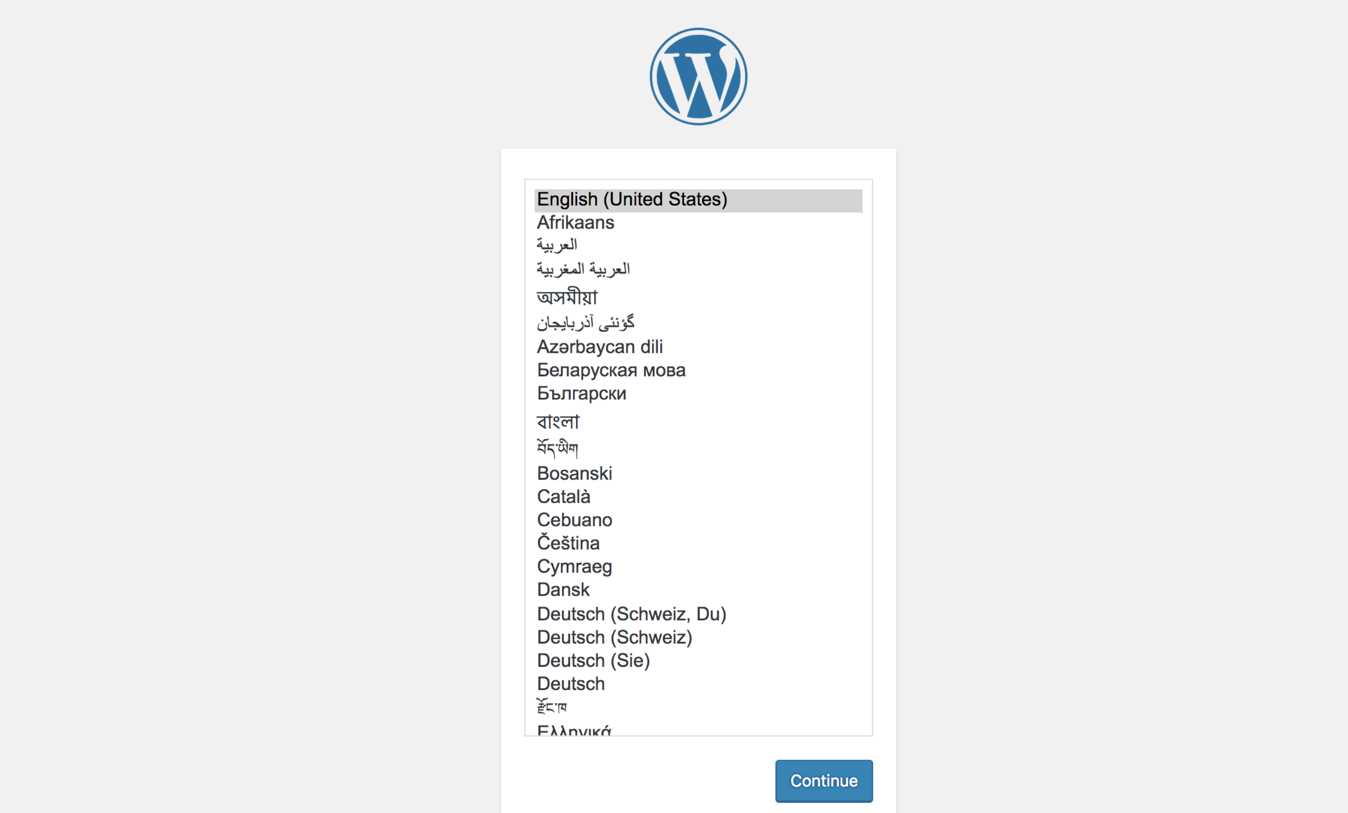 访问 Wordpress
